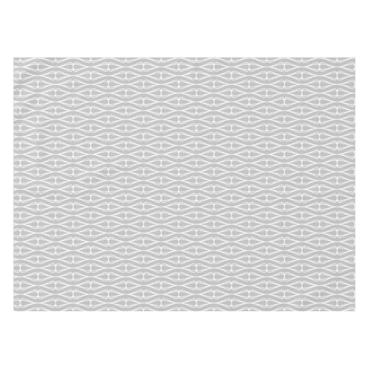 Nappe Motif blanc gris moderne (Devant (Horizontal))