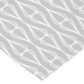 Nappe Motif blanc gris moderne (Angle)