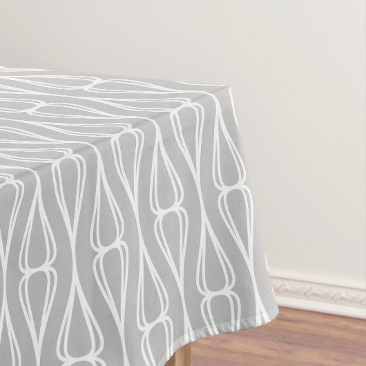 Nappe Motif blanc gris moderne (In Situ)