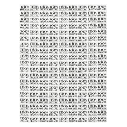 Nappe motif blanc noir 100% bio (Devant)