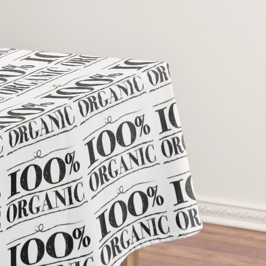 Nappe motif blanc noir 100% bio (In Situ)