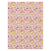 Nappe Motif blanc rayé tacheté (Devant)