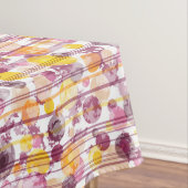 Nappe Motif blanc rayé tacheté (In Situ)