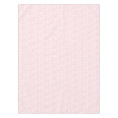 Nappe Motif blanc rose du coeur moderne (Devant)