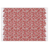 Nappe Motif blanc rouge Noël #13 ID1009 (Devant (Horizontal))