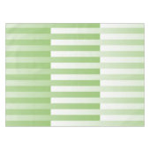 Nappe Motif blanc vert rayé (Devant (Horizontal))