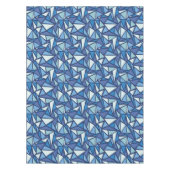 Nappe Motif bleu abstrait de Crsytal de glace (Devant)