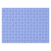 Nappe Motif bleu blanc géométrique (Devant (Horizontal))