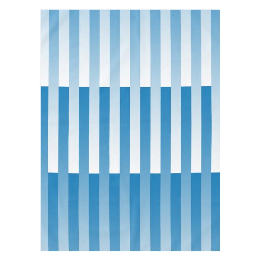 Nappe Motif Bleu Blanc rayé (Devant)