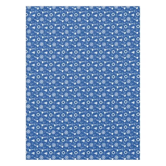 Nappe Motif bleu de mer (Devant)