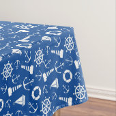 Nappe Motif bleu de mer (In Situ)