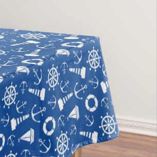 Nappe Motif bleu de mer