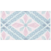 Nappe motif bleu en forme de diamant (Devant (Horizontal))