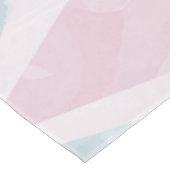Nappe motif bleu en forme de diamant (Angle)