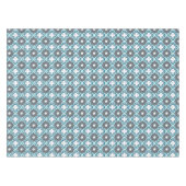 Nappe Motif bleu et gris (Devant (Horizontal))