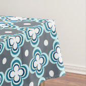 Nappe Motif bleu et gris (In Situ)