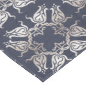 Nappe motif bleu floral de style baroque (Angle)