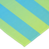 Nappe Motif bleu jaune vert rayé (Angle)