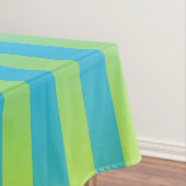 Nappe Motif bleu jaune vert rayé (In Situ)