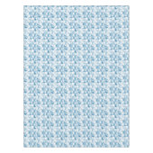 Nappe Motif bleu mou de Canotype d'aquarelle (Devant)