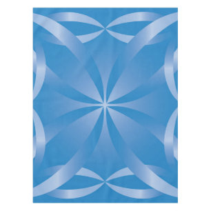 Nappe motif bleu topaz