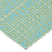 Nappe Motif bleu turquoise (Angle)