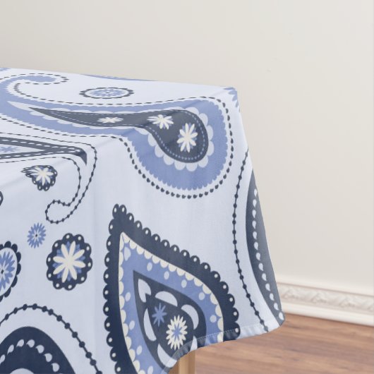 Nappe Motif Blue Paisley (In Situ)