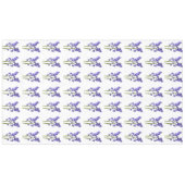 Nappe Motif Bluebell Fabric. (Devant (Horizontal))