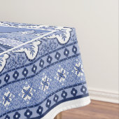 Nappe Motif Bohème Bleu Blanc (In Situ)