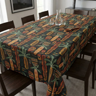 Nappe Motif Boho Tropical Africain Mudcloth