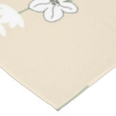 Nappe Motif botanique beige floral (Angle)