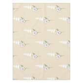 Nappe Motif botanique beige floral (Devant)