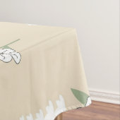 Nappe Motif botanique beige floral (In Situ)