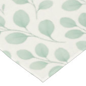 Nappe Motif botanique d'eucalyptus (Angle)