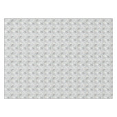 Nappe Motif Botanique élégant. Gris, argent, turquoise (Devant (Horizontal))