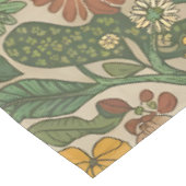 Nappe Motif botanique vintage continu  (Angle)