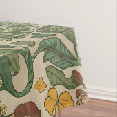 Nappe Motif botanique vintage continu  (In Situ)