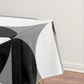 Nappe Motif Bowls du Moyen-siècle noir blanc (In Situ)