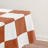 Nappe Motif Brown blanc À damiers chèque (In Situ)