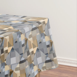 Nappe Motif Brown/bleu tendance
