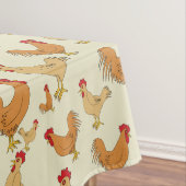 Nappe Motif Brown de conception de poulet (In Situ)