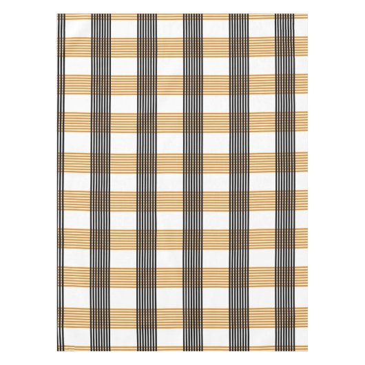 Nappe Motif Brown de vérification du service (Devant)