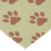 Nappe motif Brown empreintes de pattes (Angle)