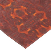 Nappe Motif Brown en cuir de luxe texturé (Angle)