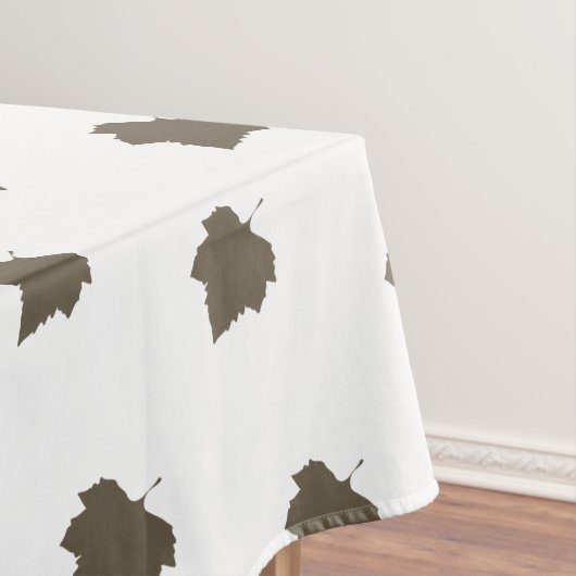 Nappe Motif Brown feuille Sycamore Tree (In Situ)