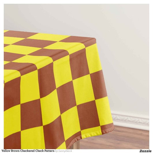 Nappe Motif Brown jaune