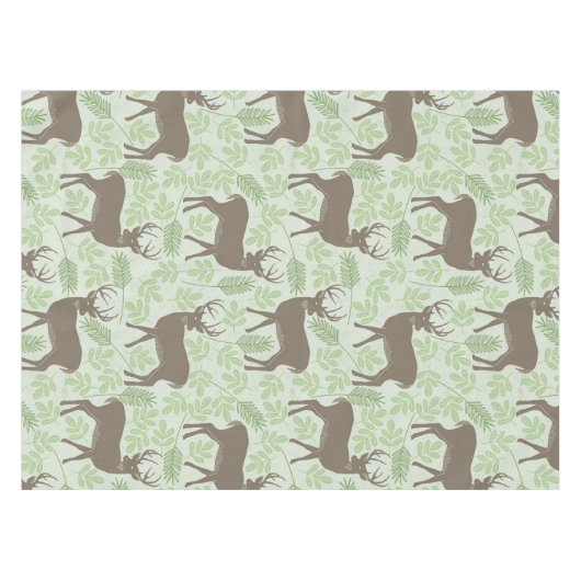 Nappe Motif Brown vert du bois de cerf (Devant (Horizontal))