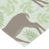 Nappe Motif Brown vert du bois de cerf (Angle)