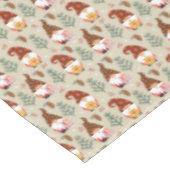 Nappe Motif cadeau Noël Gnomes (Angle)