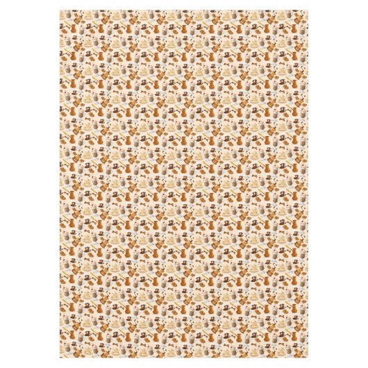 Nappe Motif café et biscuits (Devant)